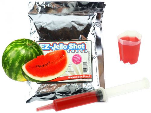 Watermelon punch jello shot mix by ez-squeeze royal penn 6.78 oz for sale