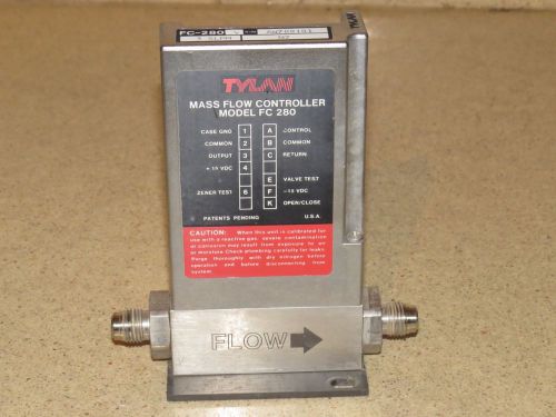 TYLAN MASS FLOW CONTROLLER- FC280-V 3 SLPM S/N AW708101 N2 (TY3)