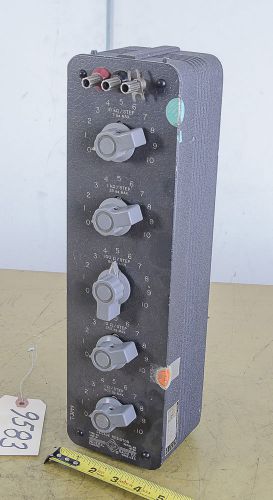 Decade Resistance Box; General Radio Type 1432-M (CTAM 9583)