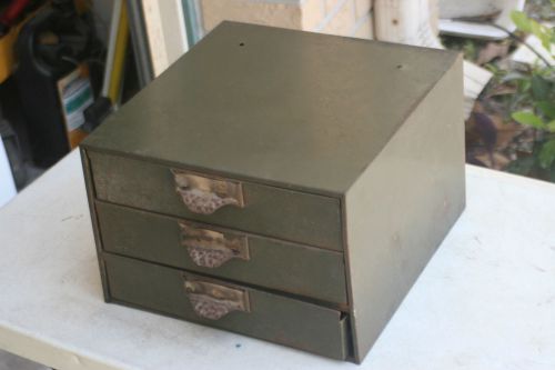 Vintage Lyon 3 drawer storage cabinet  USA