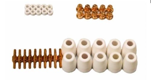 Lotos plasma cutter consumable accessory set (40-piece) for ct520d and lt5000d for sale