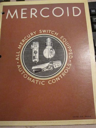 Vintage MERCOID Mercury Switch Equipped Automatic Controls Electrical Insert