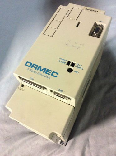 ORMEC D-Series Servo Drive SAC-D08M/A - SACD08MA - servodrive v1.0a