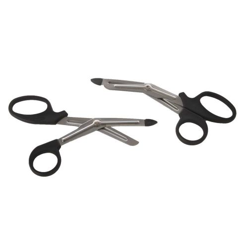 Fms medical first aid emt/utility trauma scissor shears black 6.5 inch 1 pack for sale
