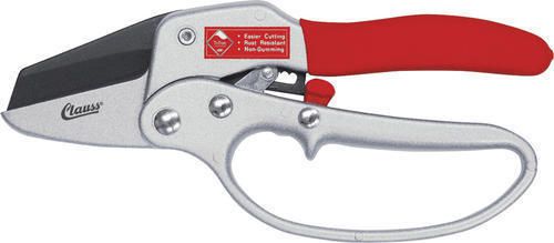 Clauss cl20133 heavy duty ratchet pruner 8 1/4&#034; overall 2&#034; steel blades heavy for sale