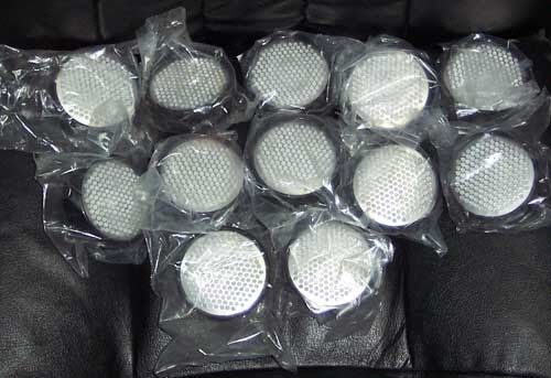 Twelve  New 7500-1 Organic Vapor Respirator Cartridges Mil-Spec Paint Filters