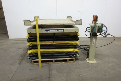 Airfloat r6a-01 4000lb. cap. pneumatic lift &amp; rotate table 15-36&#034; ht. 50&#034;sq. top for sale