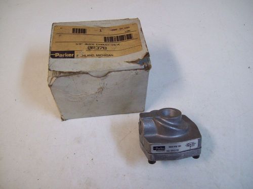 PARKER 0R37B QUICK EXHAUST VALVE 3/8&#039;&#039; - NEW - FREE SHIPPING