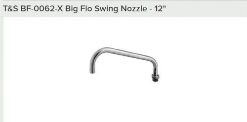 T&amp;S BF-0062-X Big Flo Swing Nozzle - 12&#034;