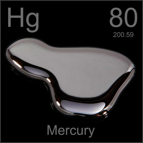 Liquid Quicksilver Mercury Hg 99.9999% pure 1 kg 33 oz