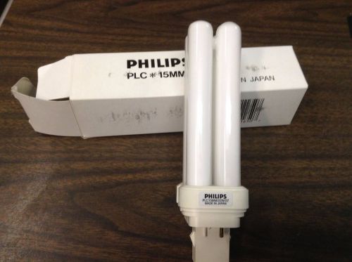 Philips PLC*15MM/28W/27 Double Tube 2 Pin Base Compact Fluorescent Bulbs (20)