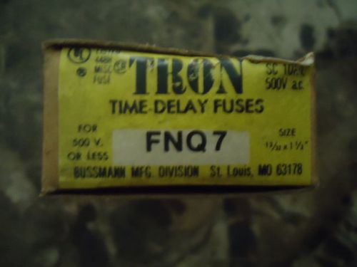 tron time delay fuse fnq 7 lot of 5
