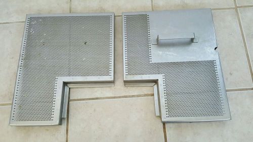Hobart CRS66 Front &amp; Rear Strainers Grates 00-435941, 00-436034 Used