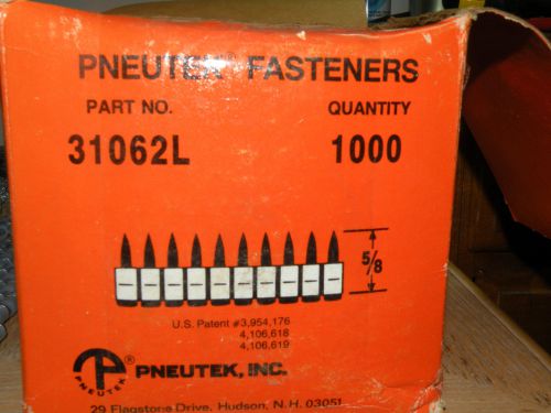 (1000) PNEUTEK 31062L 5/8&#034; Air/Safe Fasteners