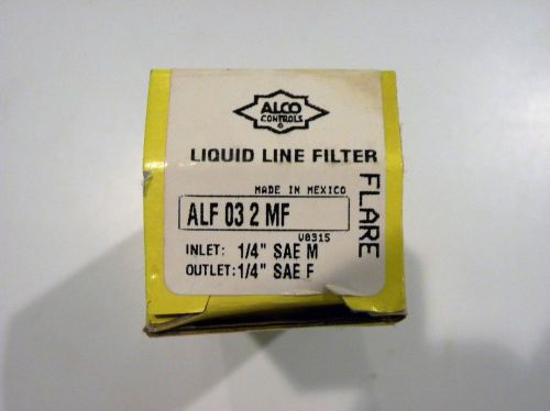 ALCO LICQUID LINE FILTER, ALF 03 2 MF, INLET 1/4&#034; SAE M - 1/4&#034; SAE F.