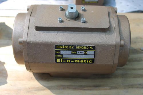 El-o-matic  pneumatic actuator  el o matic  type pe 15 120 psi for sale