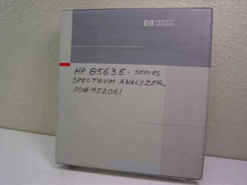 HP 8560 E-Series Spectrum Analyzer User&#039;s Guide
