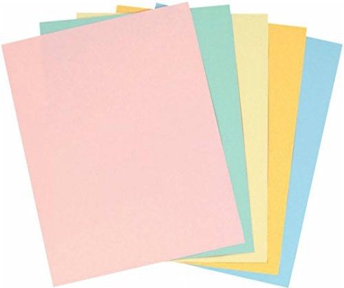 Staples pastels colored copy paper, assorted, 8.5 x 11 inch letter size, 20lb for sale