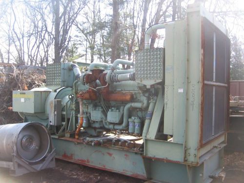 1000 KW Kato Generator, Detroit 12V149T Diesel Engine