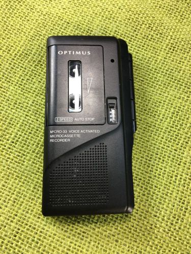Optimus micro-33 micro cassette recorder ghost hunting for sale