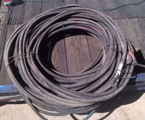 AEROQUIP 3 100 FOOT HYDRAULIC HOSES 3/8&#034; 5000 PSI MAX  COUPLERS, ENERPAC, SPX...