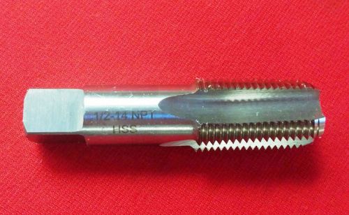 Quality 1/2&#034;-14 NPT HSS Taper Pipe Tap Thread Cutting Cleaning High Speed Steel