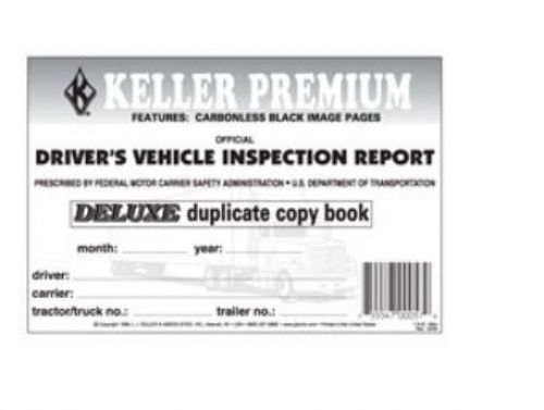 J. J. Keller J.J. Keller Detailed Driver&#039;s Vehicle Inspection Report, 2-ply,