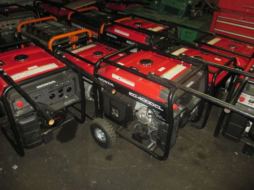 HONDA EG 4000cl GENERATORS 110/220 w/wheel kits all NEW