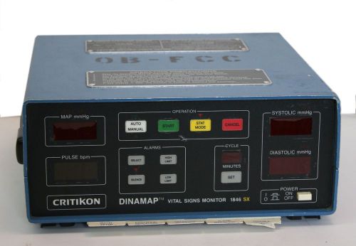 Critikon Dinamap 1846 SX non-invasive blood pressure monitor