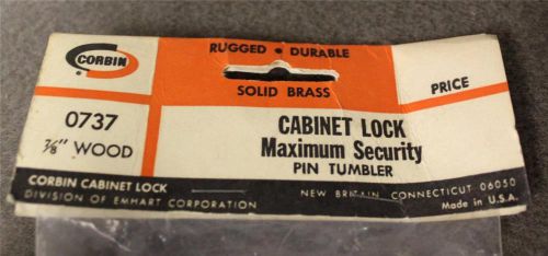 Corbin Solid Brass Cabinet Lock Model 0737