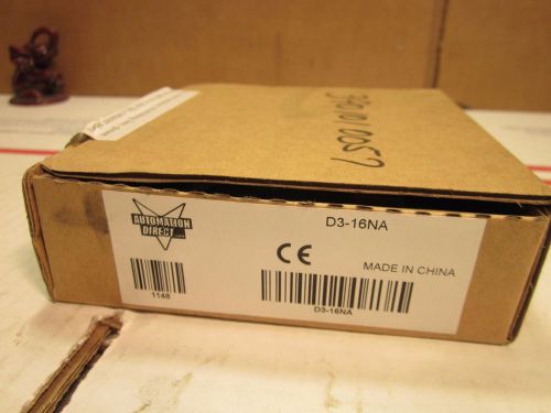 AUTOMATION DIRECT D3-16NA INPUT MODULE *FACTORY SEALED*