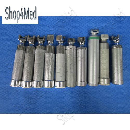 Lot of 10 Laryngoscope Handles