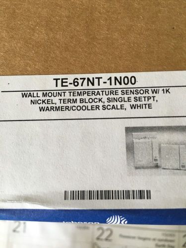 JOHNSON CONTROLS TE-67NT-1N00 Wall temp Sensor 67NT Brand New Sealed Box