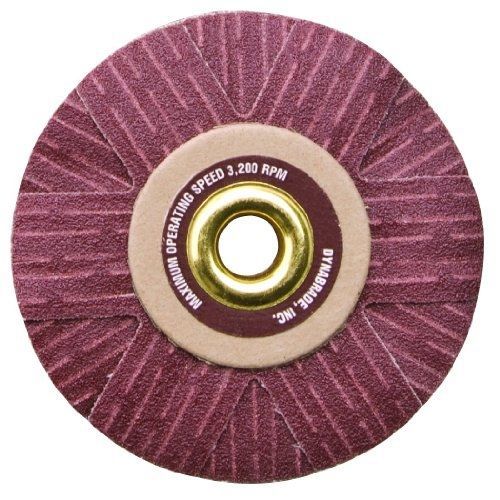 Dynabrade 93171 4-Inch Diameter 220 Grit A/O Spindle-Mount Sanding Star, Maroon