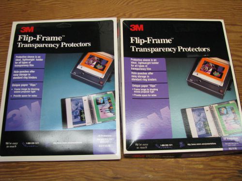 3M Flip-Frame Transparency Protectors - RS7110 Contains 40 Sheets