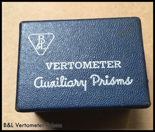 Bausch &amp; Lomb Vertometer Model 70 Lensometer (3 PIECE PRISM SET)