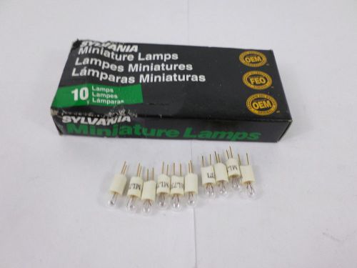 Lot of 10 Sylvania 7371 Miniature Lamps