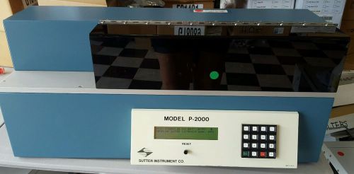 Sutter instruments p-2000 p2000 laser based micropipette puller *very nice* for sale