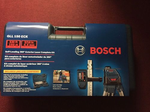 Bosch GLL-150-ECK Self-Leveling 360 Degree Exterior Laser Kit NEW