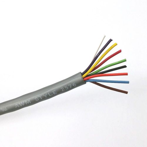 25&#039; Manhatten CDT M13309 9 Conductor 22 Gauge Unshielded Cable 9C 22AWG CMG