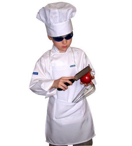 Kitchen Supply Childs Adjustable White Twill Chefs Hat