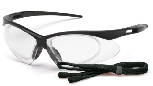 Pyramex pmxtreme rx clear or gray anti-fog lens rx insert w/black frame &amp; cord for sale