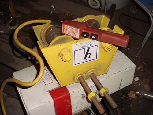 1/2 ton coffing chain hoist  ec 1009-3 3 ph 230/460 volt and trolley for sale