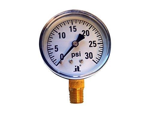 Zenport dpg30 zen-tek dry air pressure gauge, 30 psi for sale