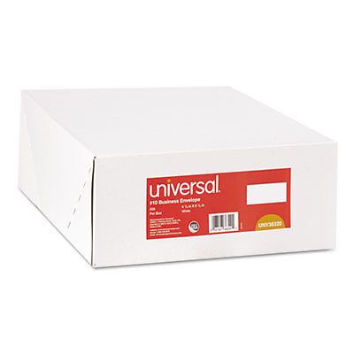 Side Seam Business Envelope, Side, #10, White, 500/Box, 1 Box, 500 Each per Box