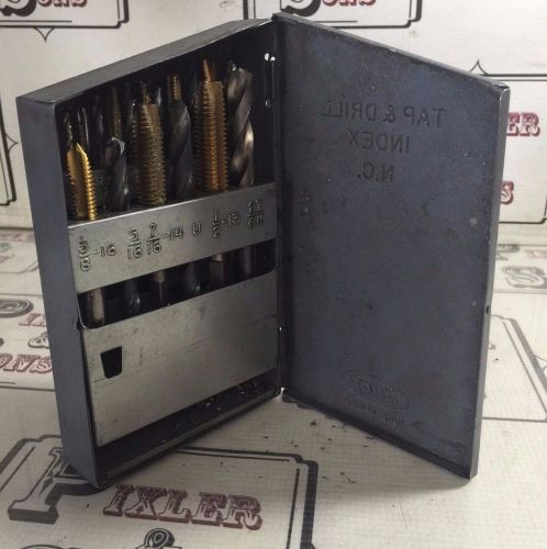 Huot tap &amp; drill index nc 6-32 to 1/2-13 for lathe mill milling machinist for sale