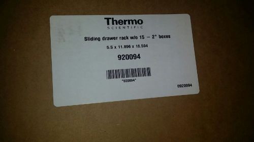 Thermo Fisher Scientific Product # 920094 Sliding Drawer rack 2&#034; box