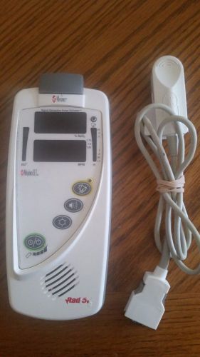 Masimo rad-5v handheld pulse oximeter, 4 aa batteries included for sale