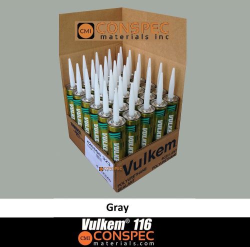 Vulkem 116 GRAY polyurethane Sealant 10.1 oz tubes (Case of 30 Cartridges)