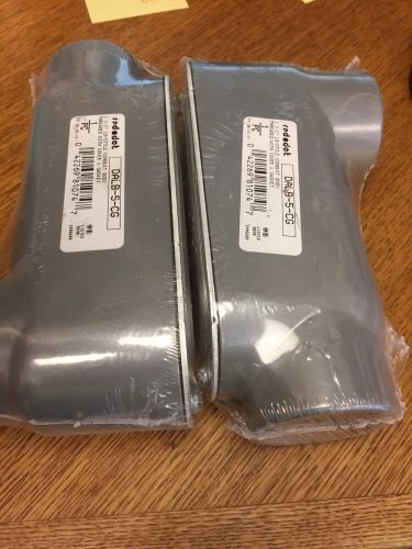 Red Dot 1-1/2&#034; LB Threaded Cover &amp; Gasket DALB-5-CG Lot Of 2